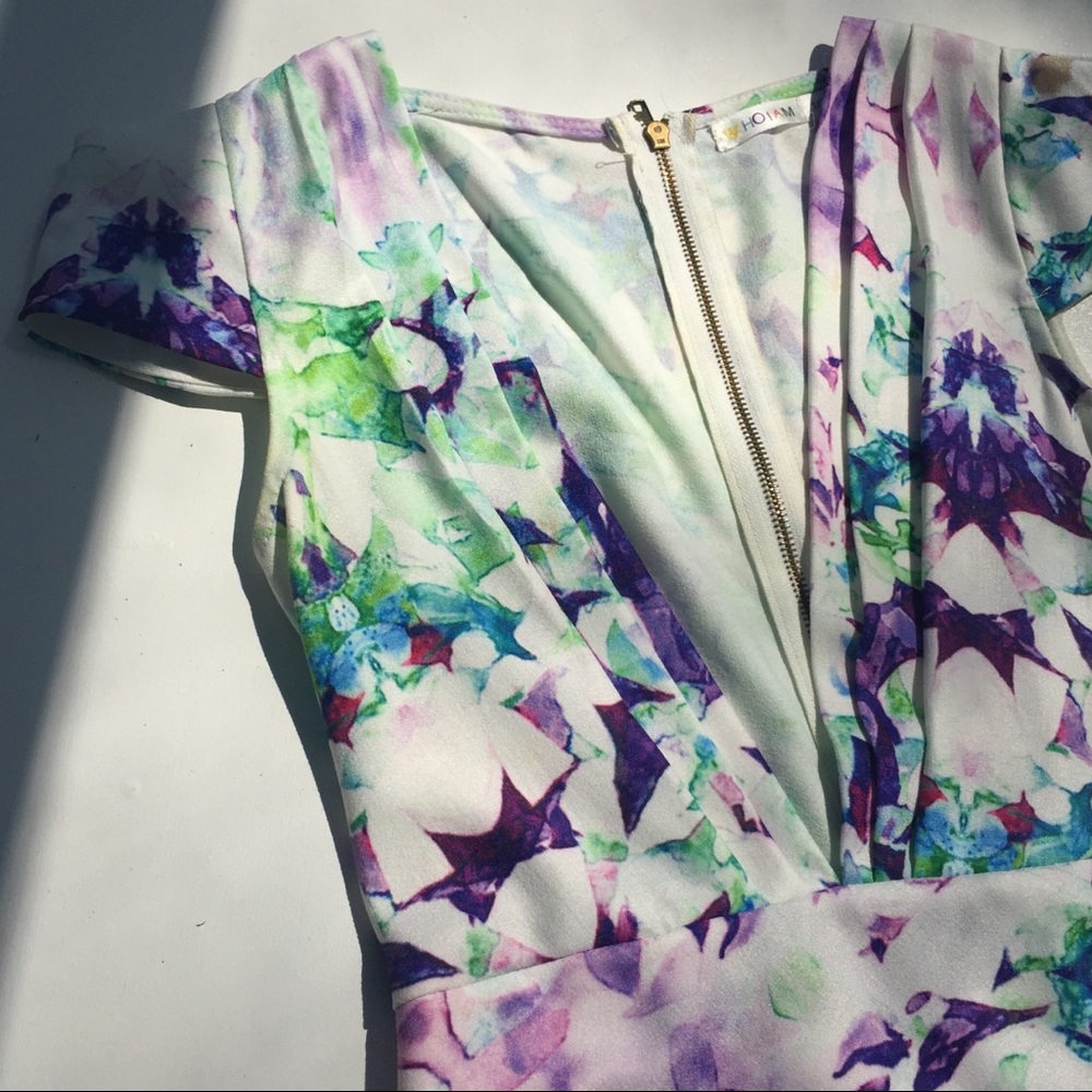 💐Deep V cocktail dress🌸🌷